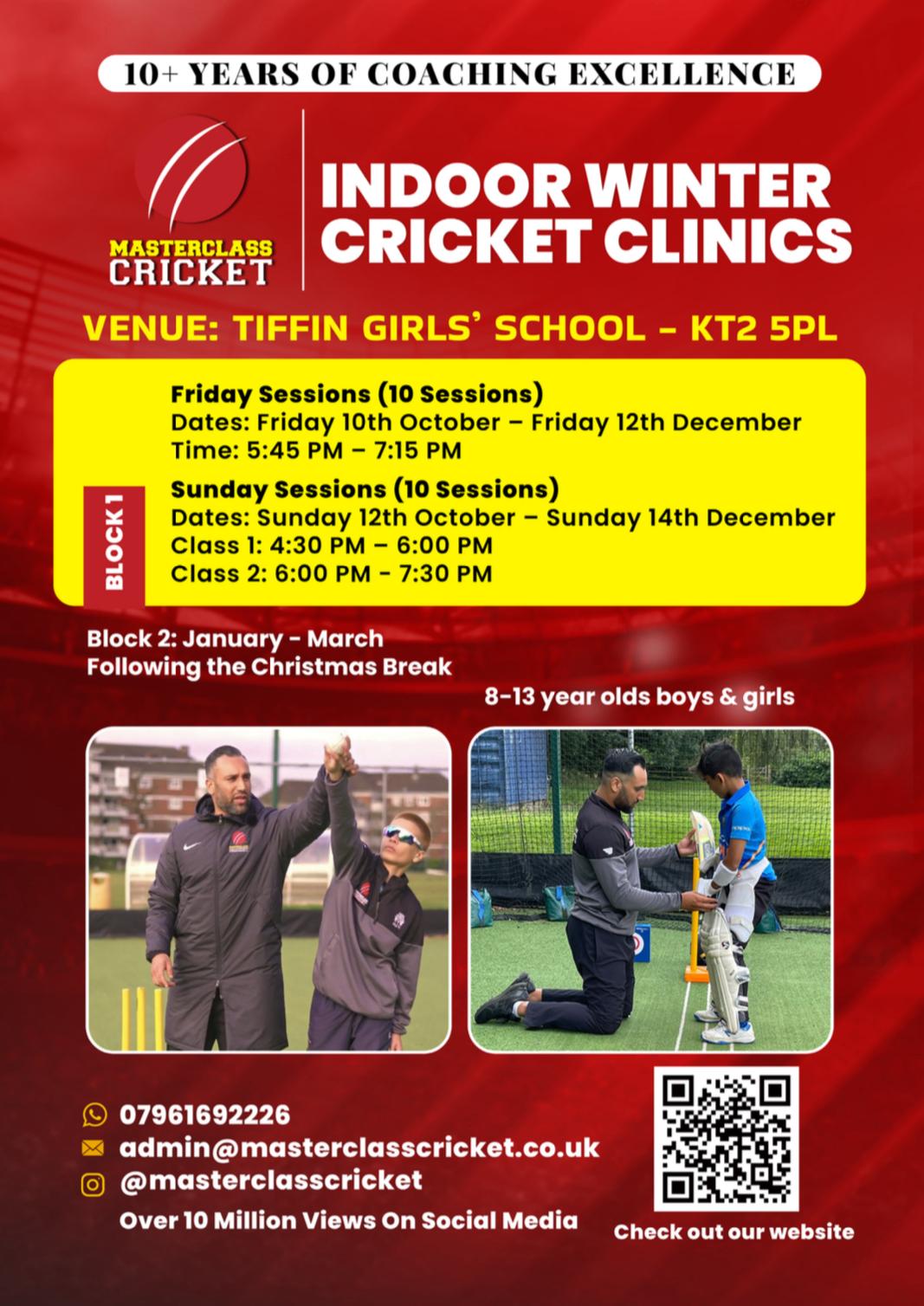 Cricket Masterclass Flyer 1