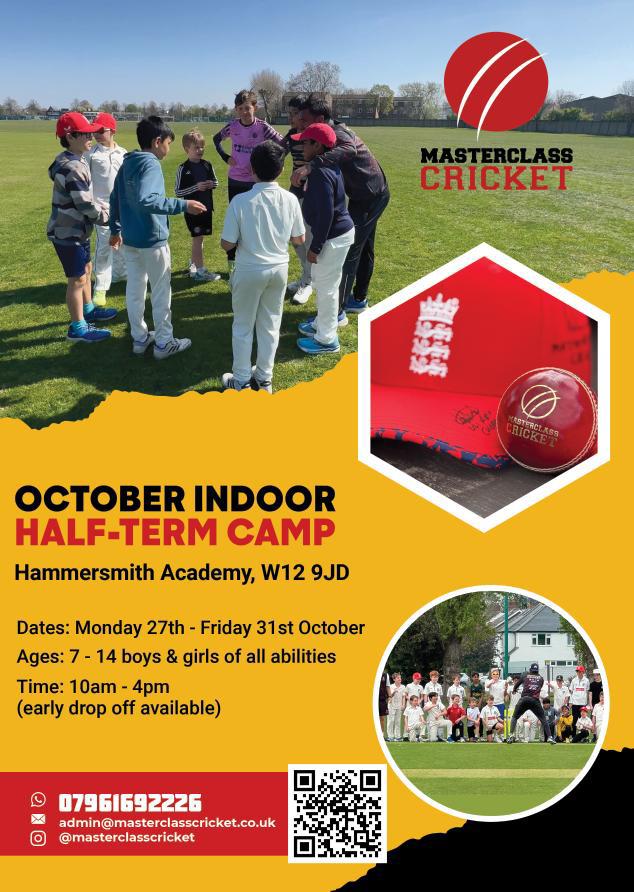 Cricket Masterclass Flyer 2